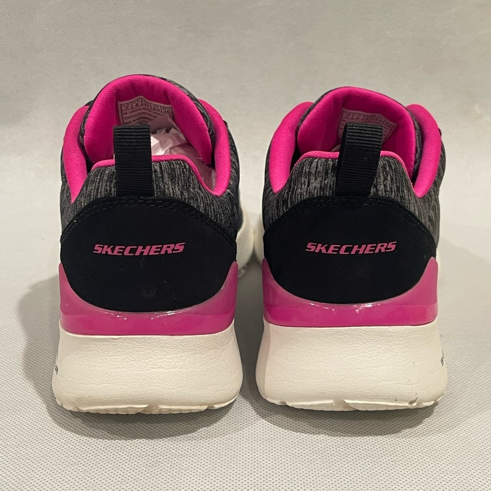 Skechers Women's Skech-Air Dynamight Black/Hot Pink - Size 7 - Picture 4 of 7